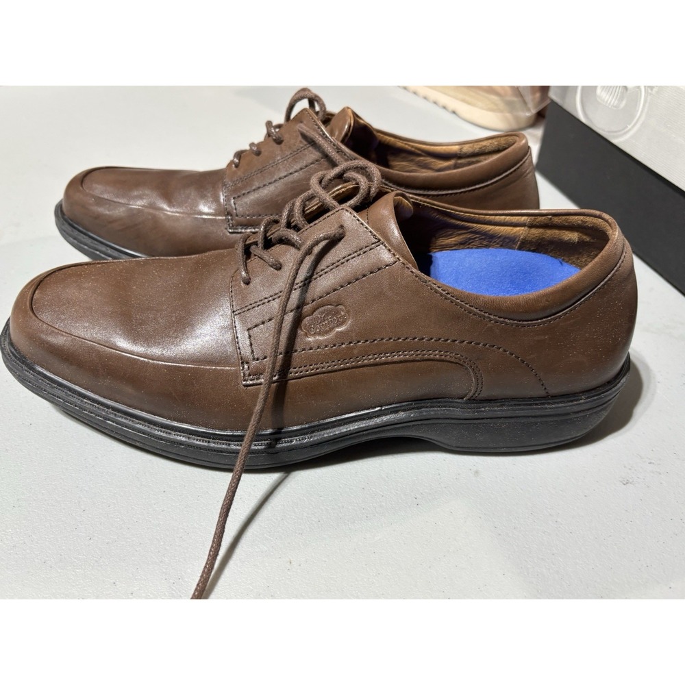 Dr Comfort Classic ‎ Sz 9.5M Chestnut Brown Diabetic Mens Dress Shoe Oxford